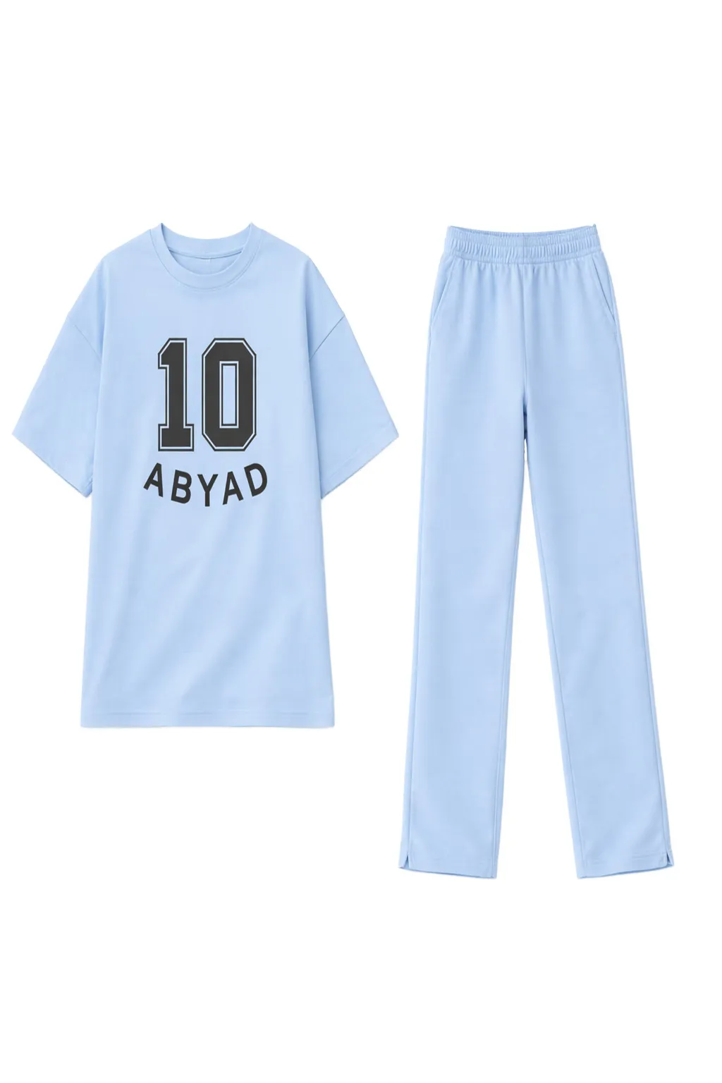 Cloud blue flat lay set Final